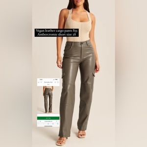 Vegan leather pant